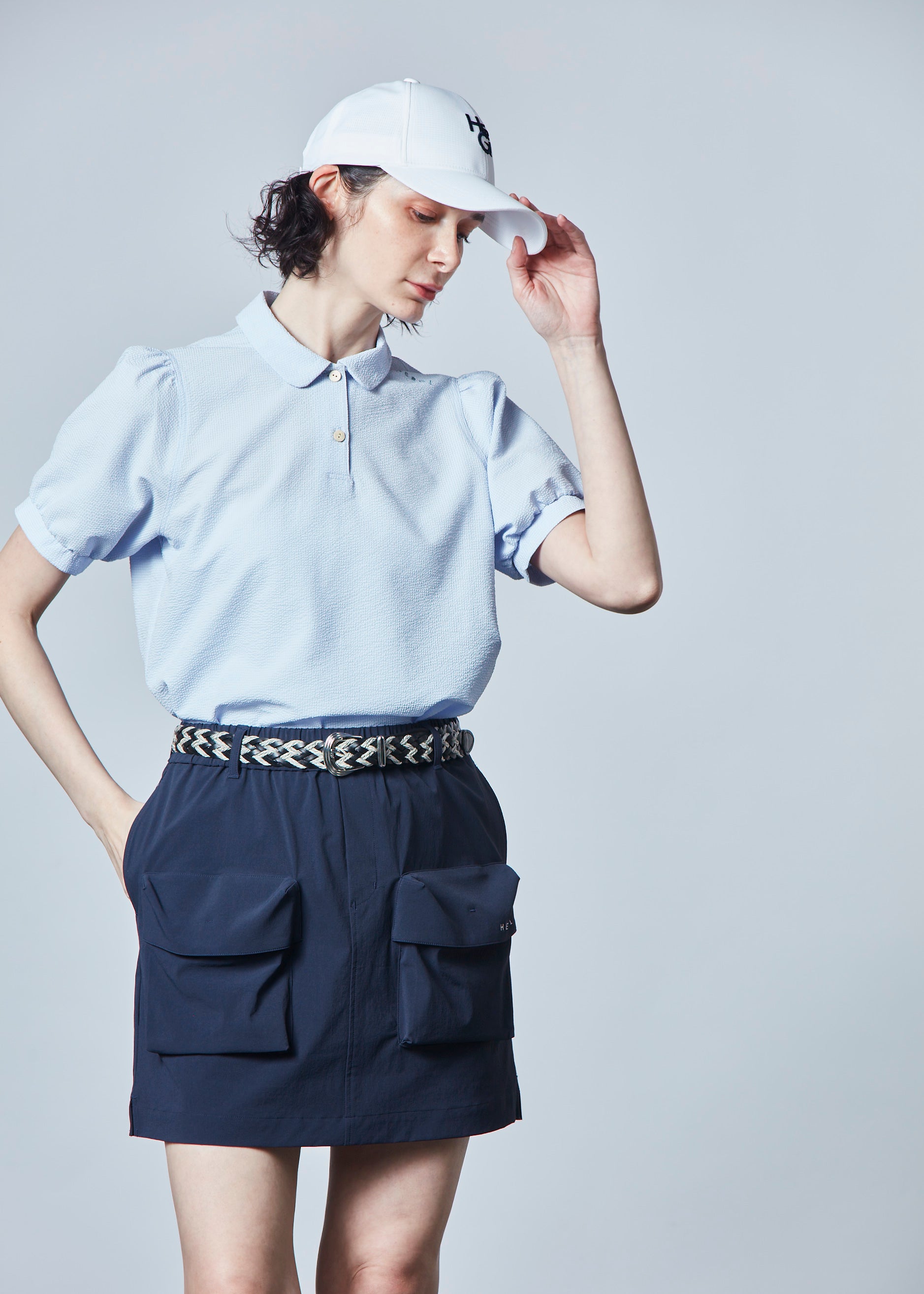 【NEW】ギャザーデザインポケットスカート