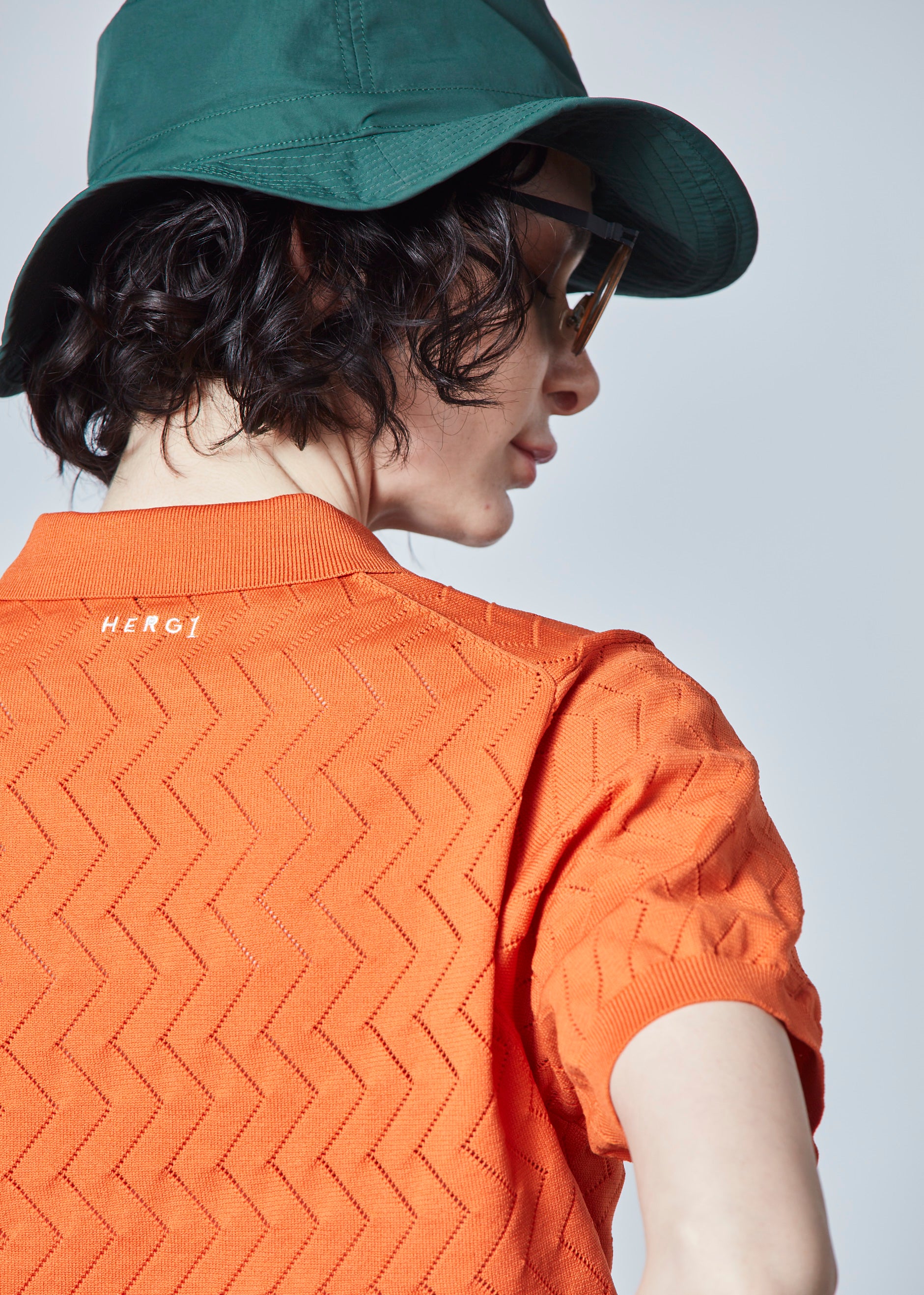 【NEW】スキッパーメッシュニットポロ