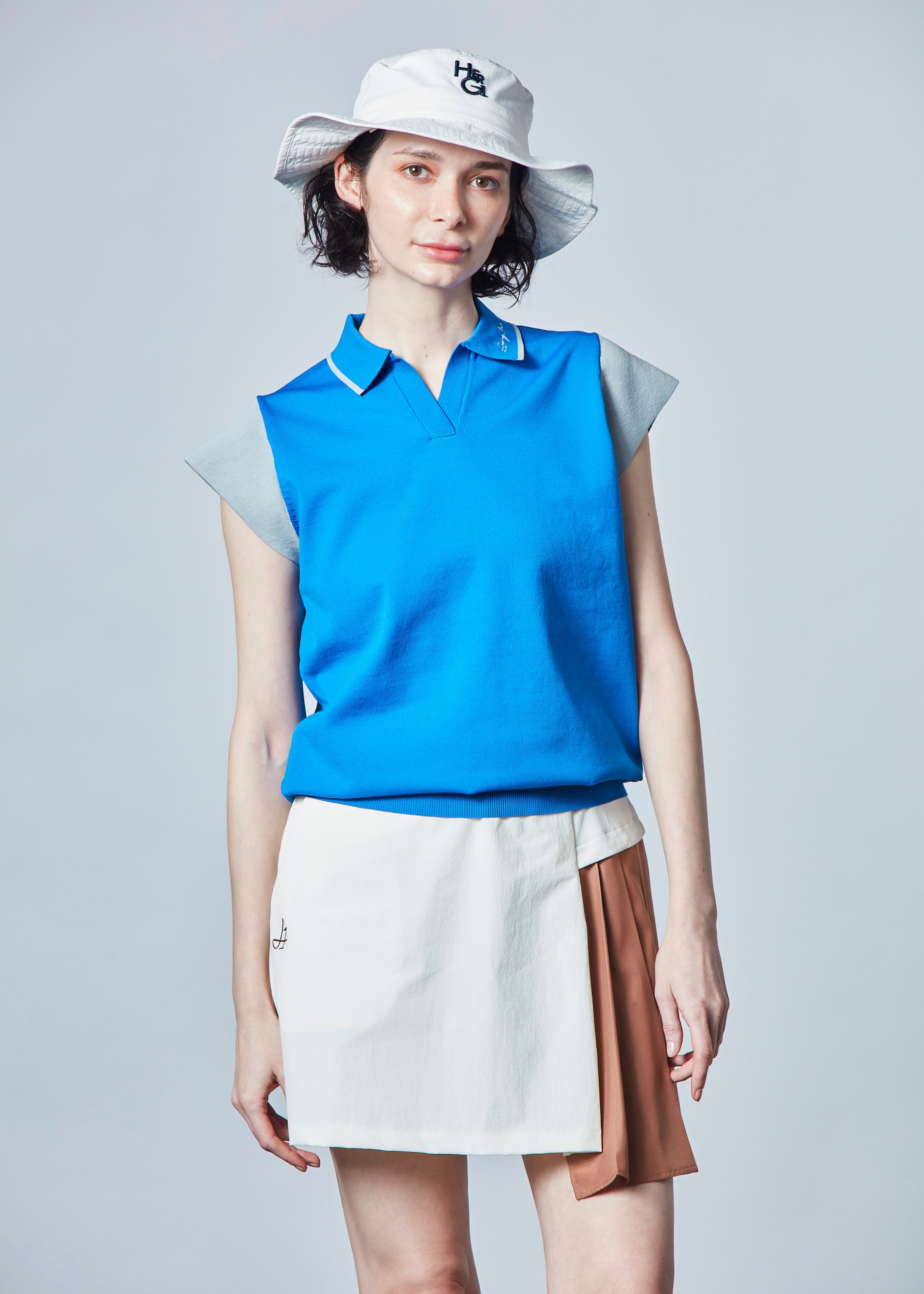 【NEW】フレンチスリーブスキッパーポロ