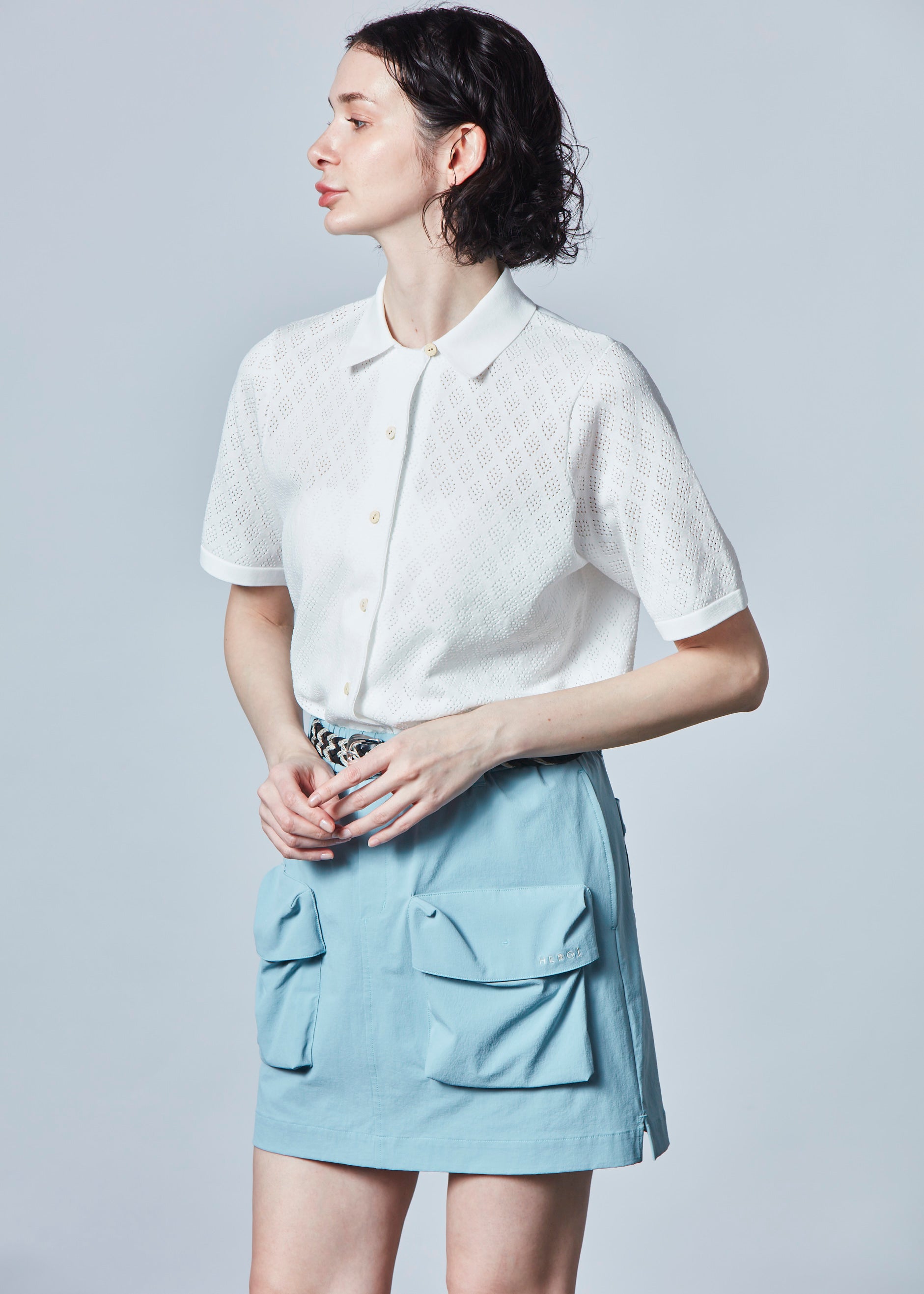 【NEW】ギャザーデザインポケットスカート