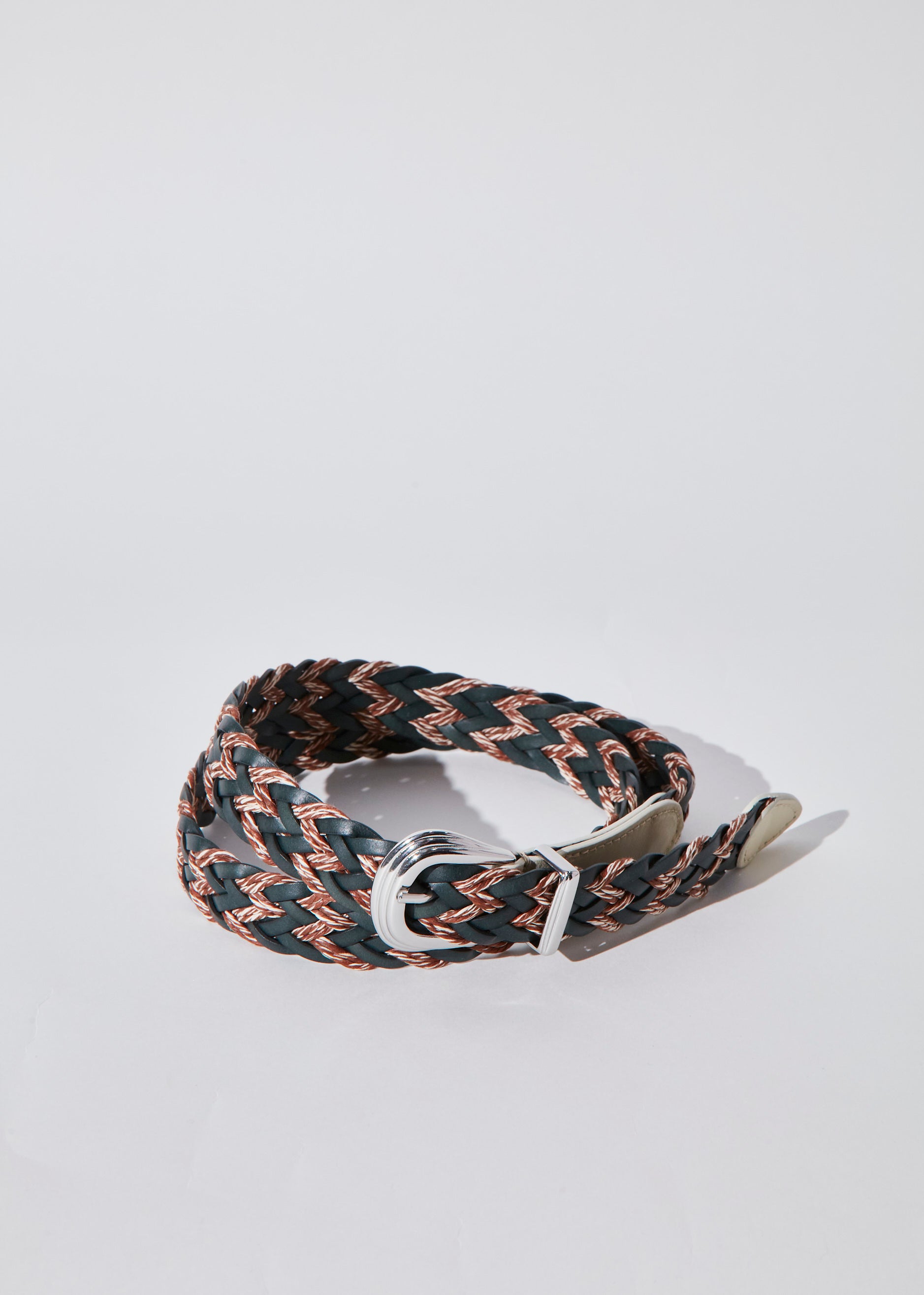 【NEW】LEATHER SLIM MESH BELT