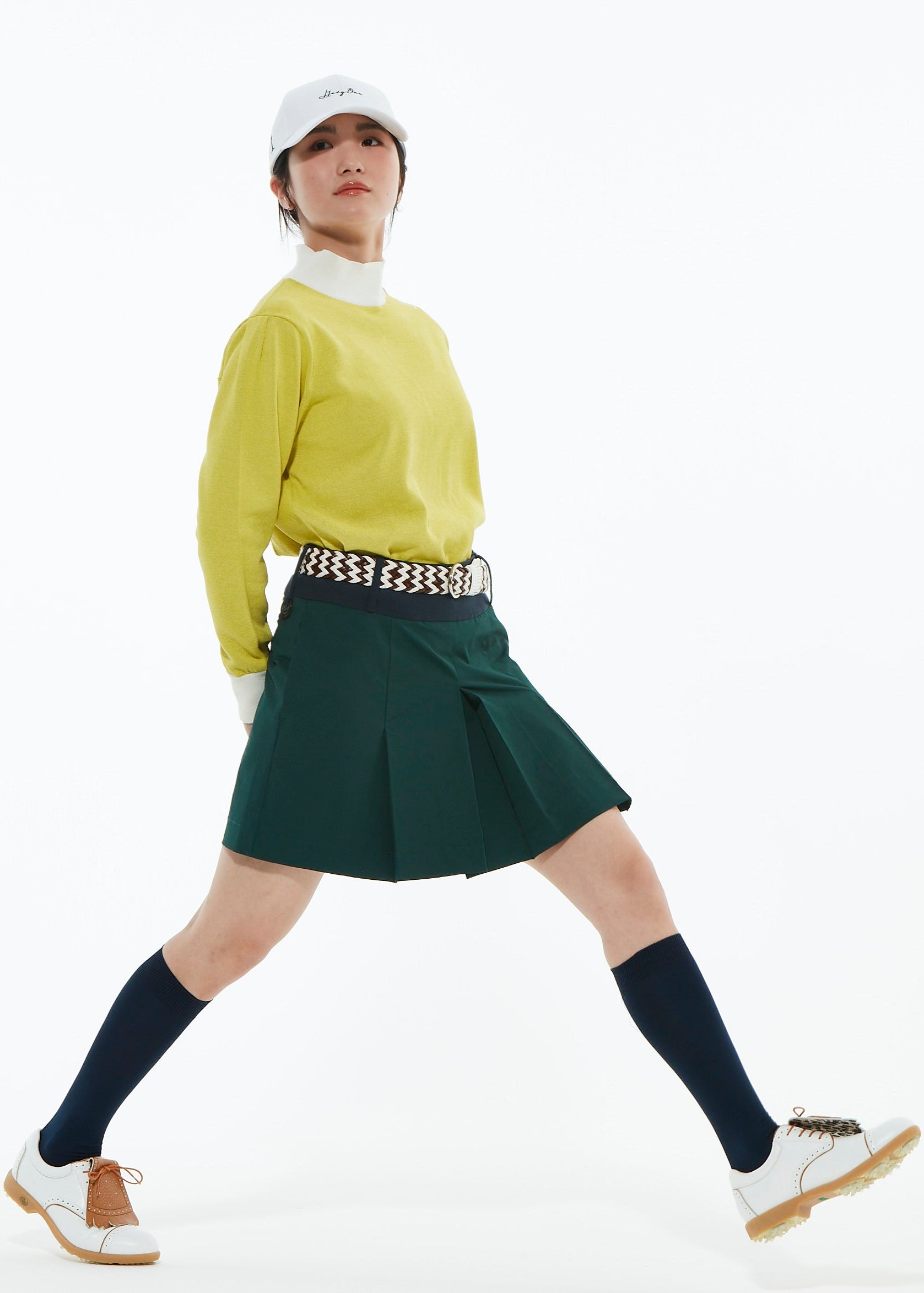 【2025 NEW】SPORTEX DUAL FABRIC TUCK SKIRT