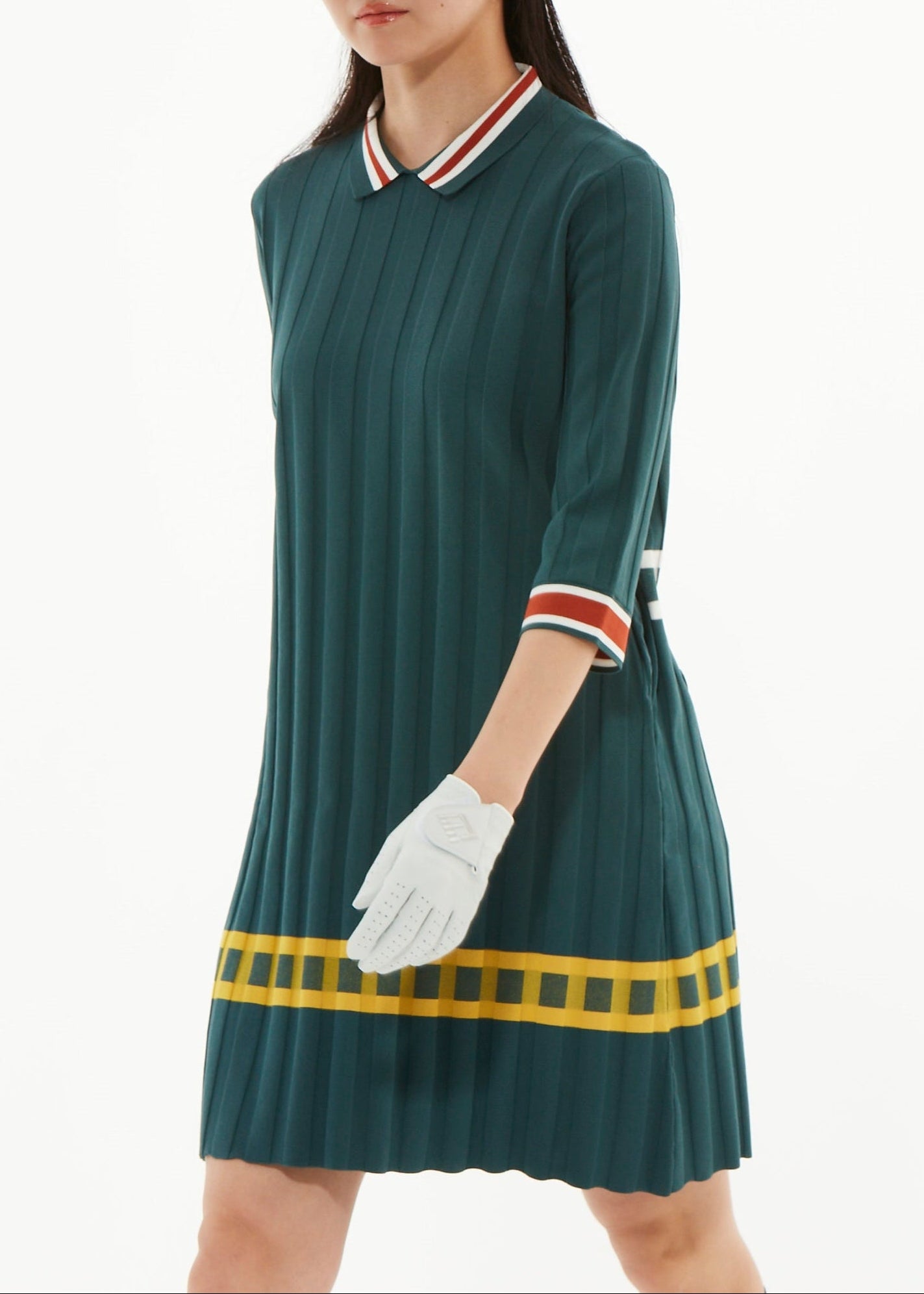 LIGHT WIDE RIBBED KNIT ONE-PIECE