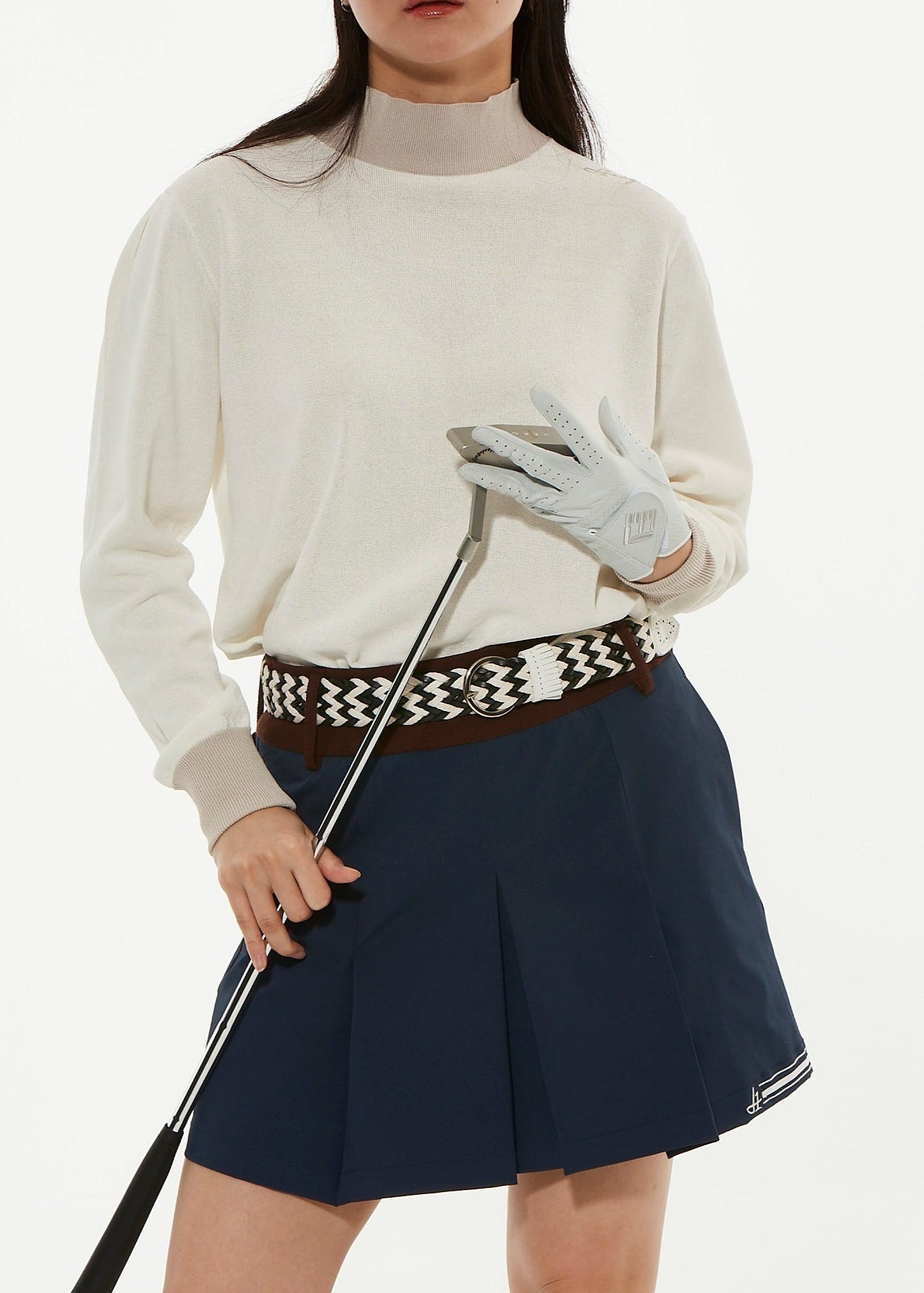 WOMENS LIGHT AND COOL WASHI KNIT LONG SLEEVE TOPS