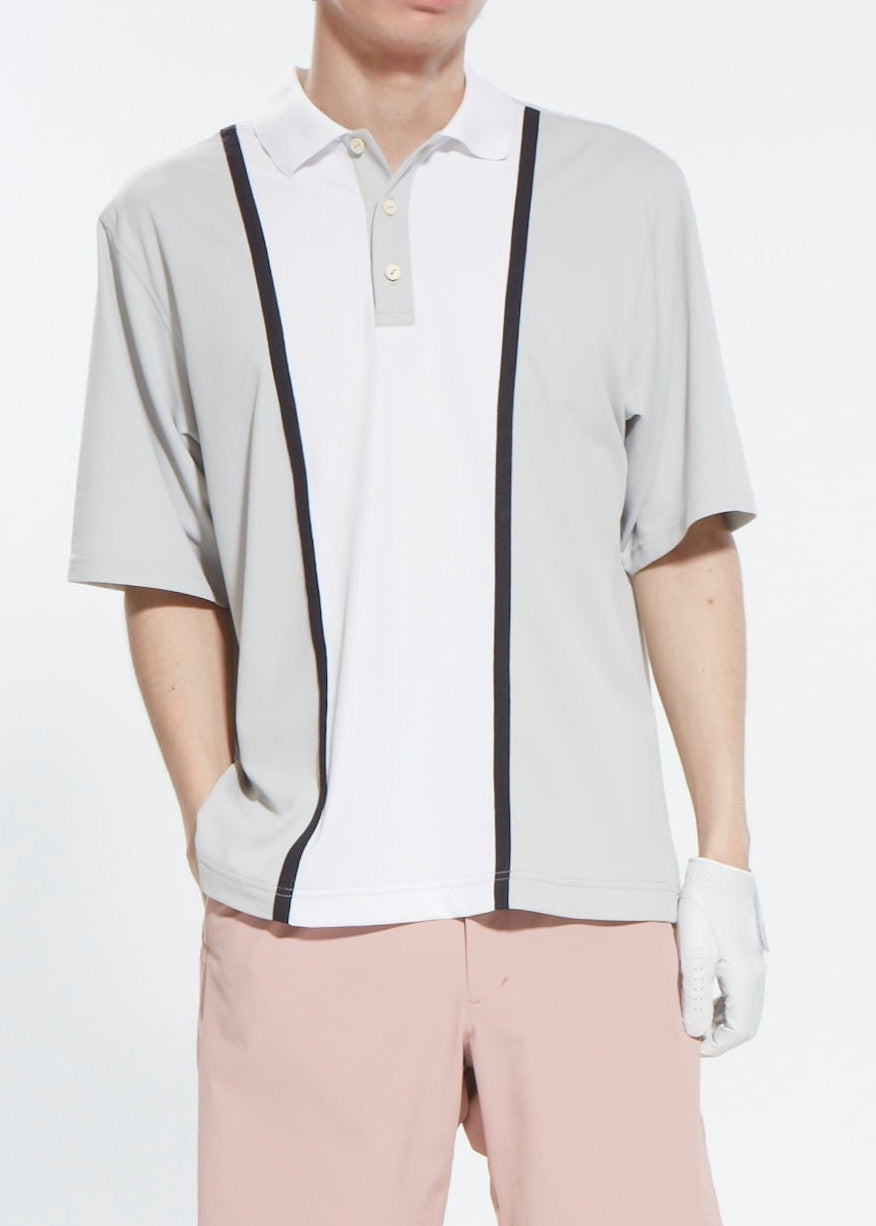 UPF50+ MENS BI-COLOR POLO