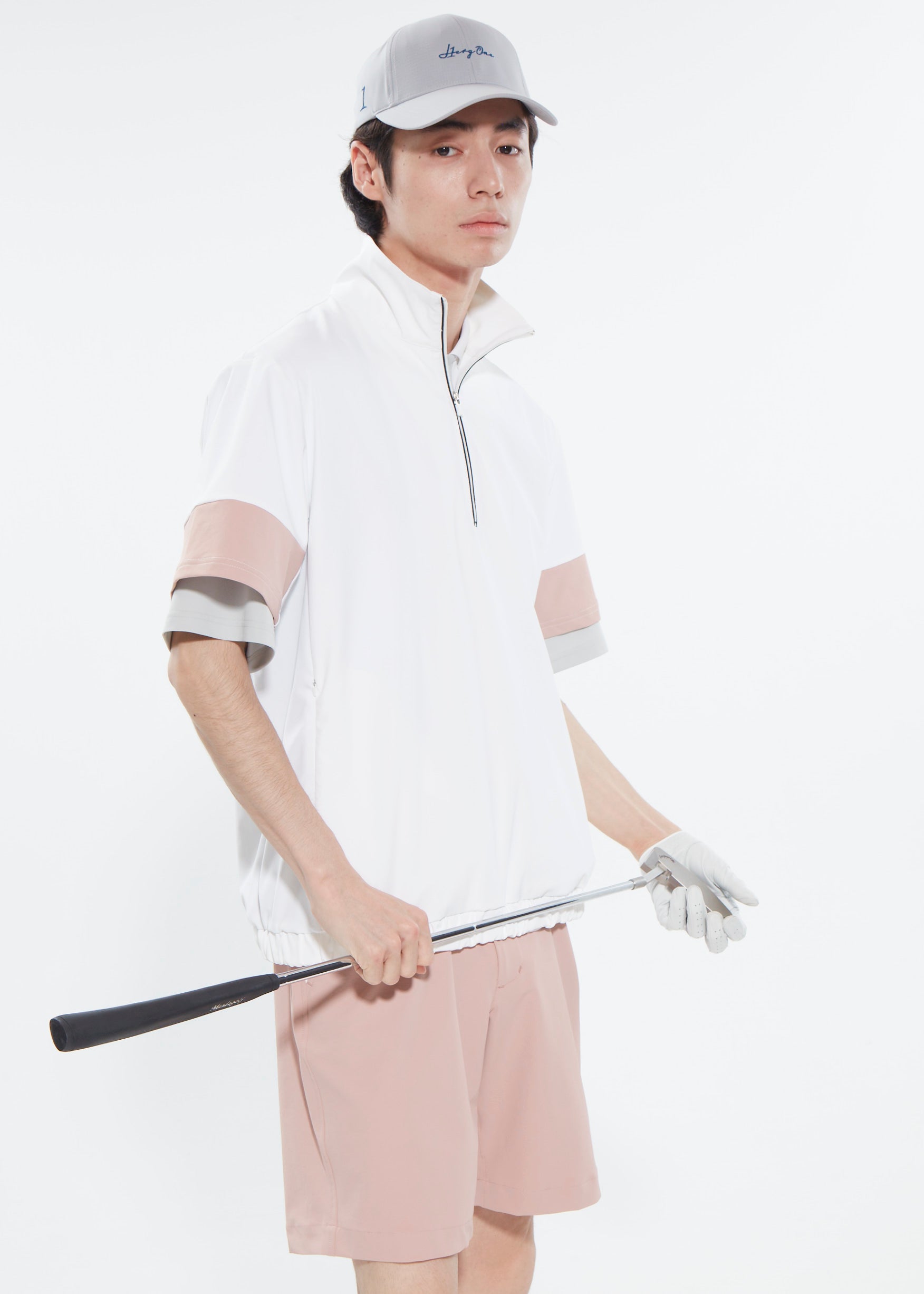 【2025 NEW】MENS UV CUT＆QUICK DRY HALFZIP SHORT SLEEVE