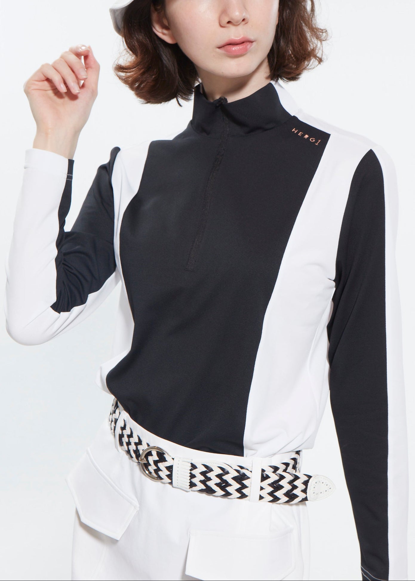 UPF50+ WOMENS HALFZIP L/S SHIRT