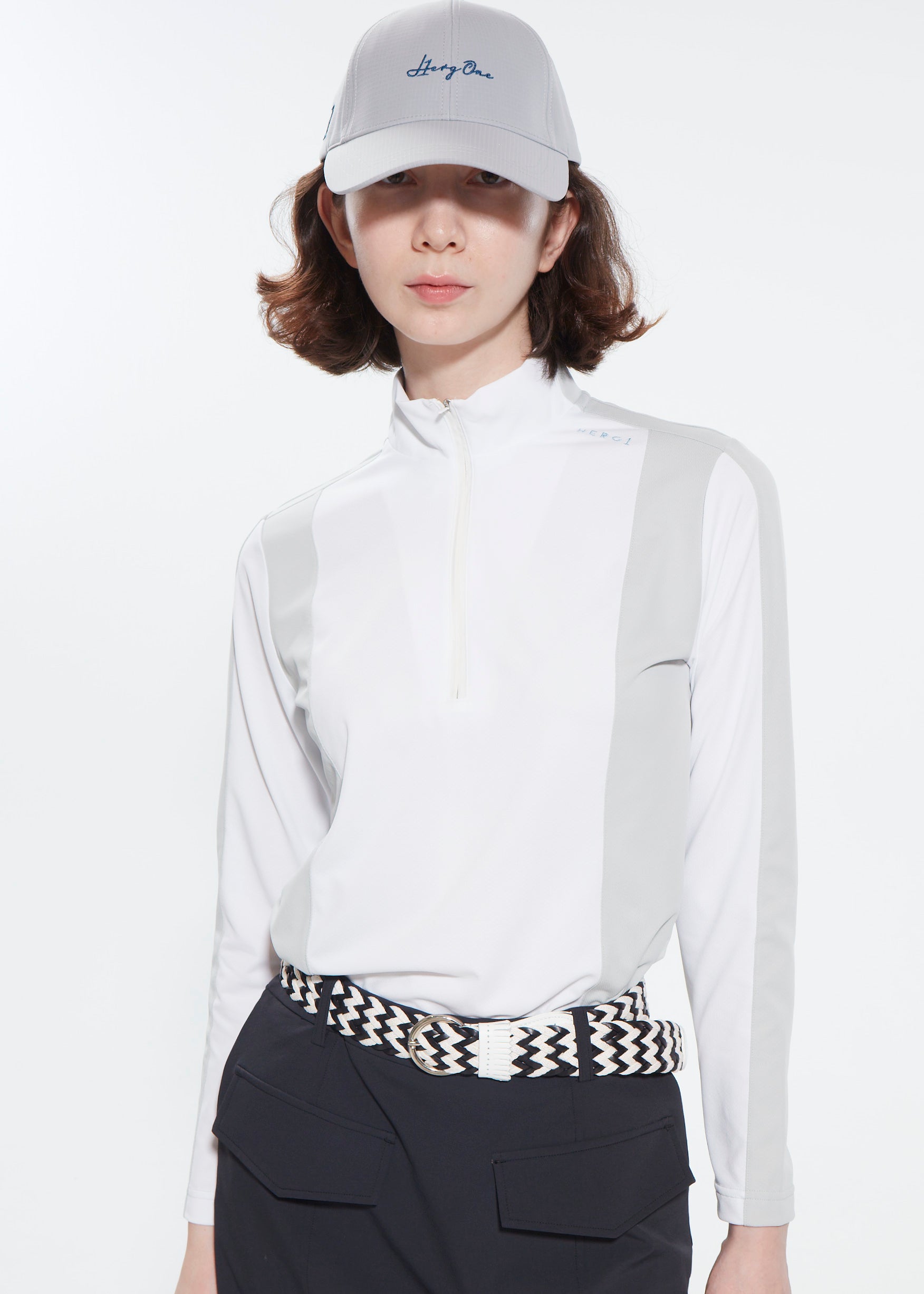 【2025 NEW】UPF50+ WOMENS HALFZIP L/S SHIRT