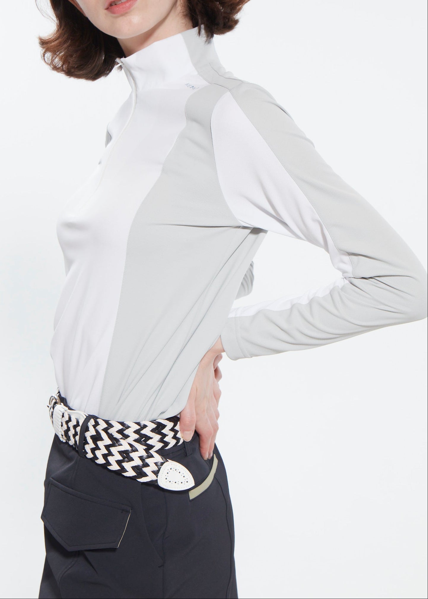 UPF50+ WOMENS HALFZIP L/S SHIRT