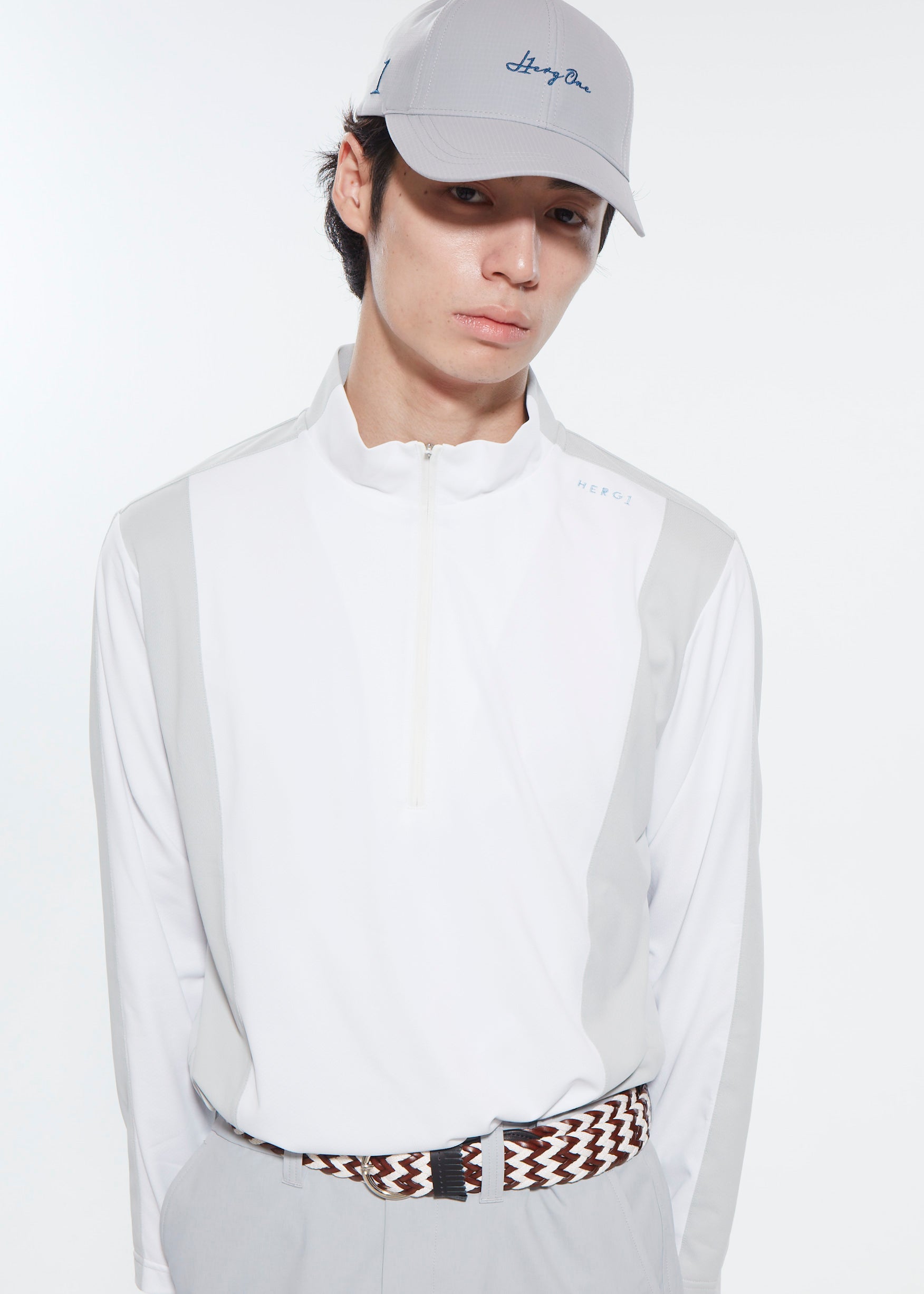【2025 NEW】UPF50+ MENS HALFZIP L/S SHIRT