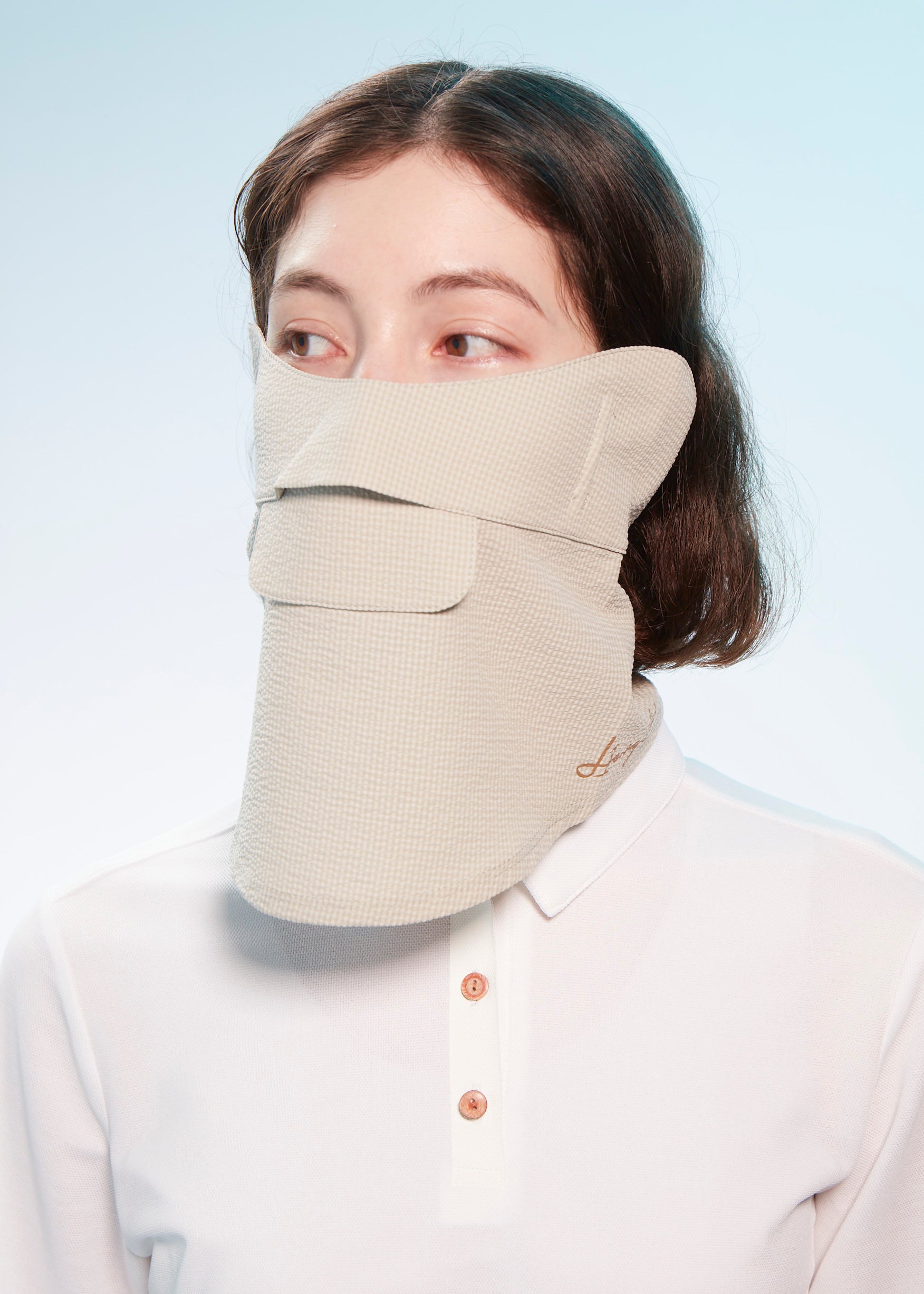 【2025 NEW】UV CUT ＆ COOL   SEERSUCKER FACE MASK