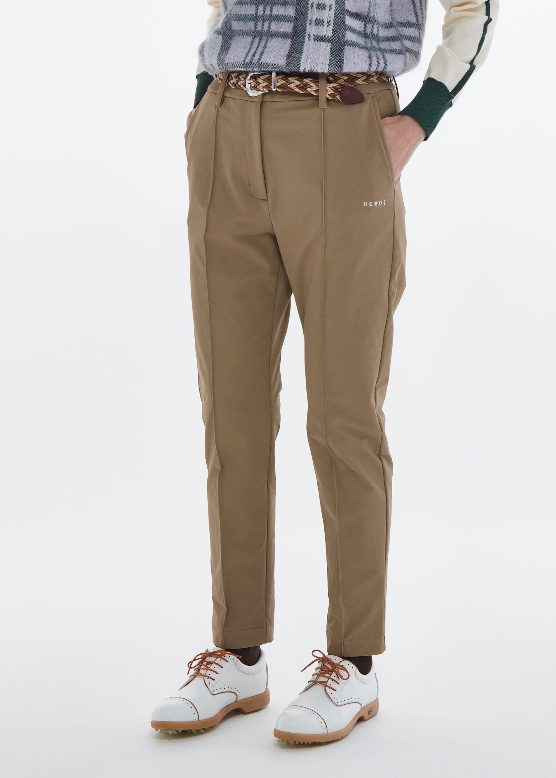 タフストレッチナイロンピンタックパンツ・ウィメンズ