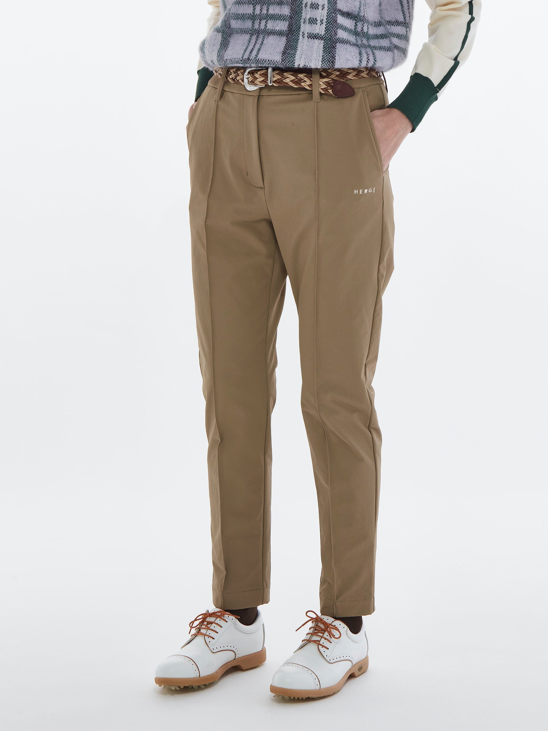 タフストレッチナイロンピンタックパンツ・ウィメンズ