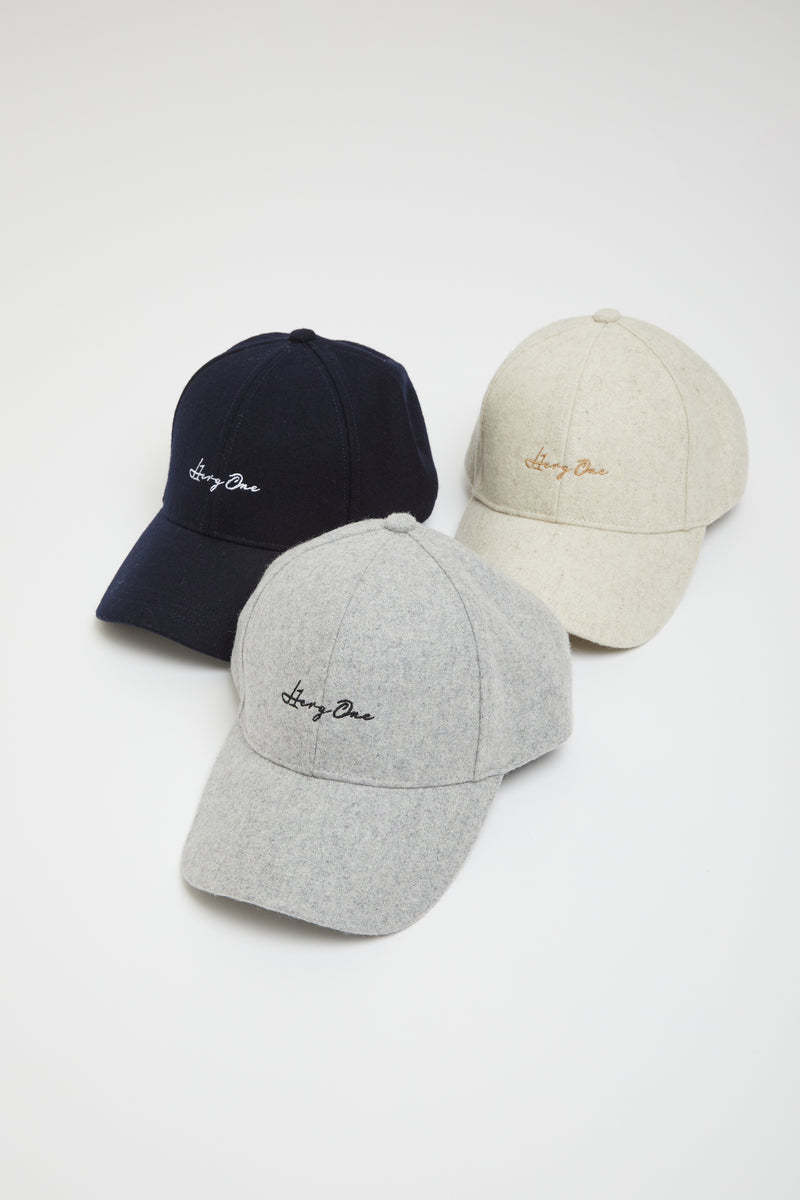 【2024 NEW】WOOL/PE 6PANEL CAP