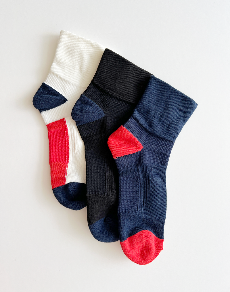 【2024 NEW】Womens Golf Socks 3P