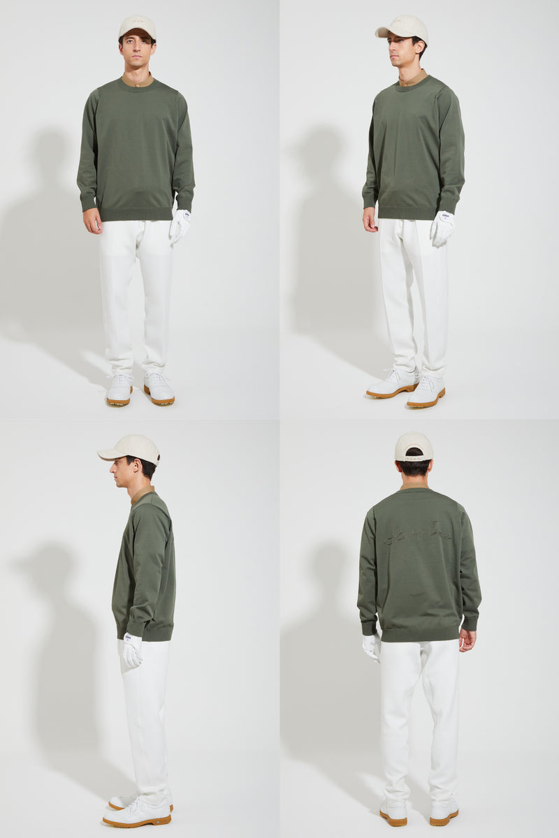 【2024 NEW】MENS BACK CROCET KNIT