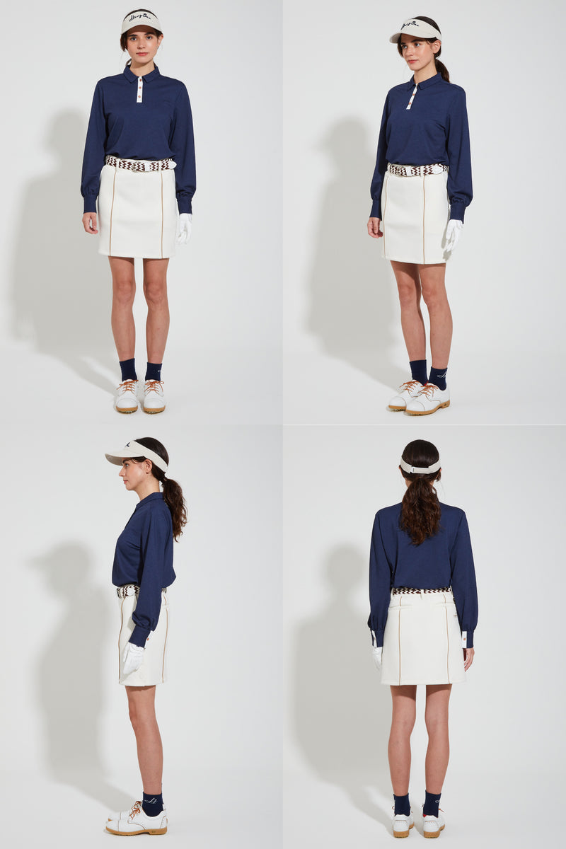 【2024 NEW】WOMENS PIPING SKIRT