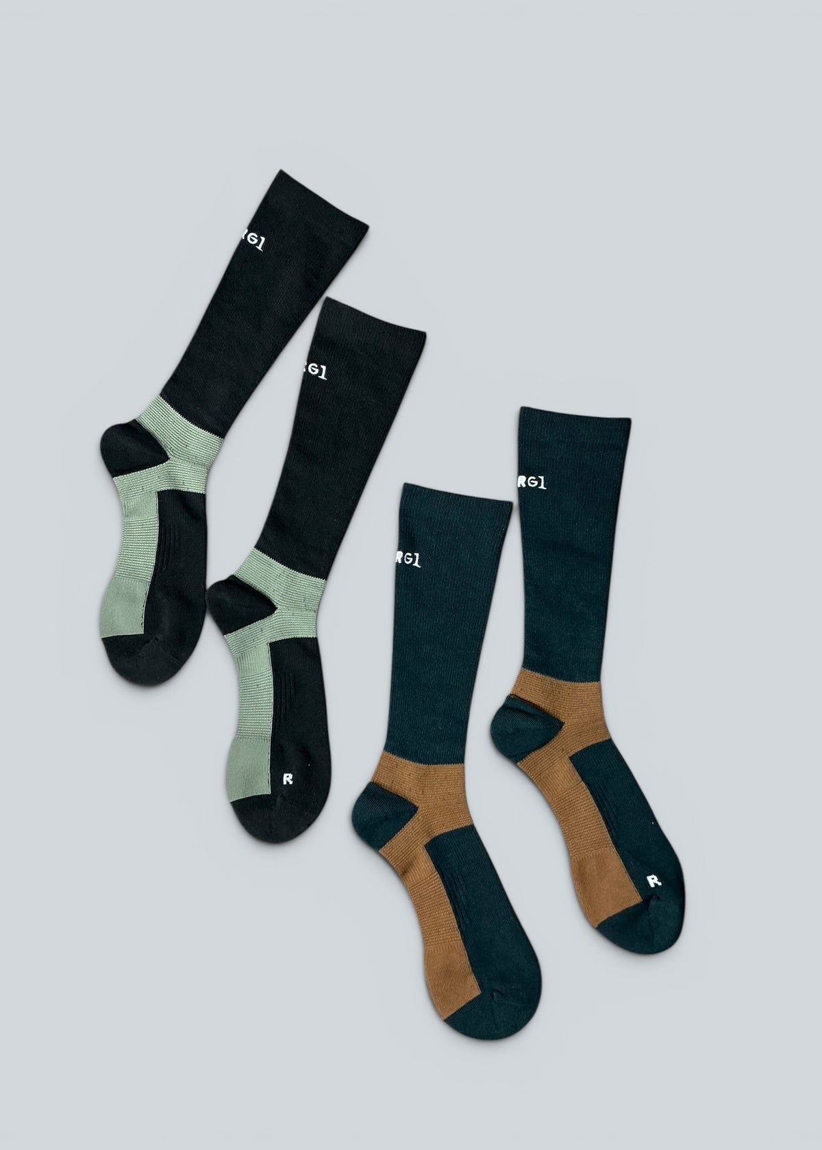 【NEW】ロングソックス Green＆Black
