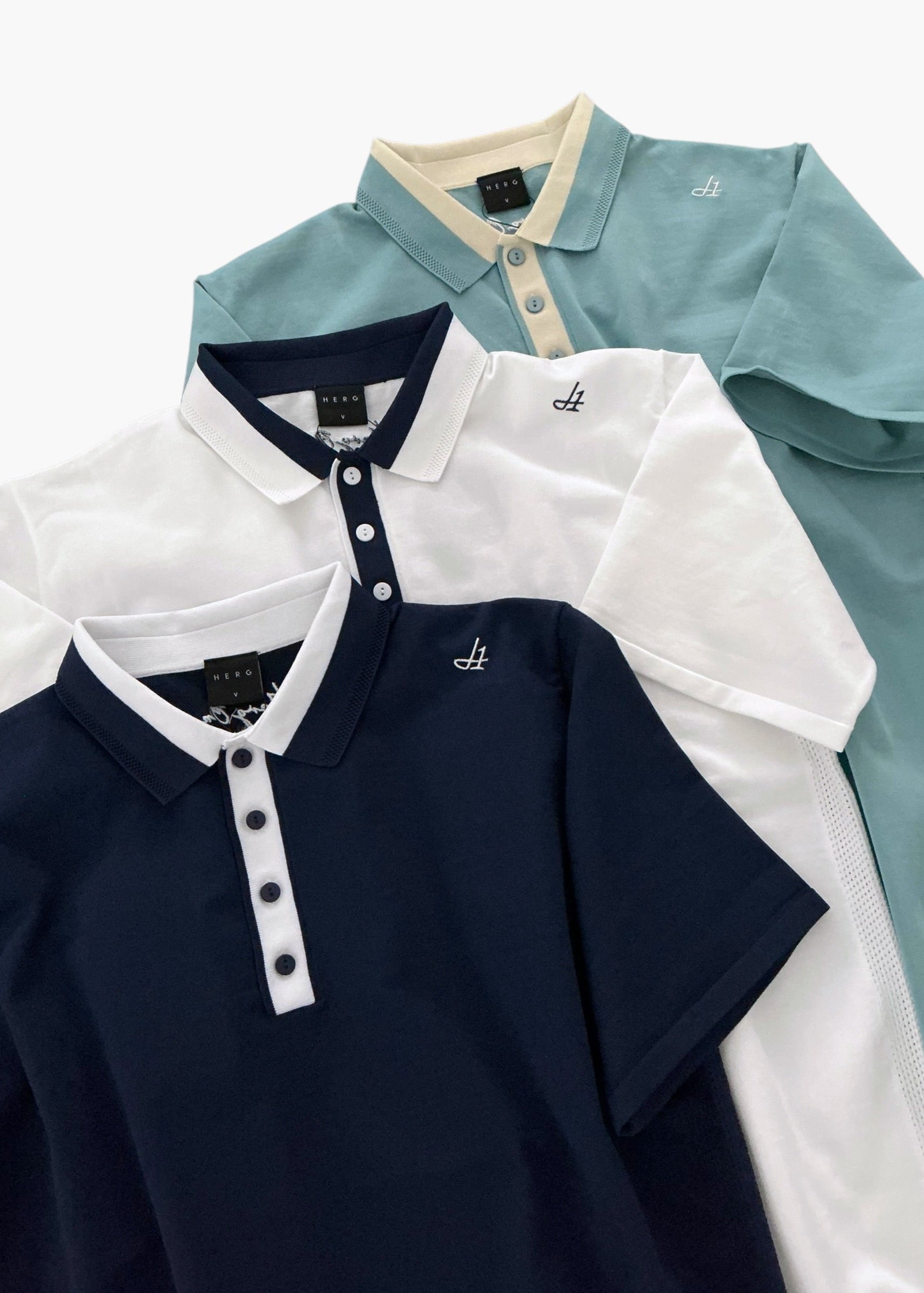 HIBRID MESH KNIT POLO MEN